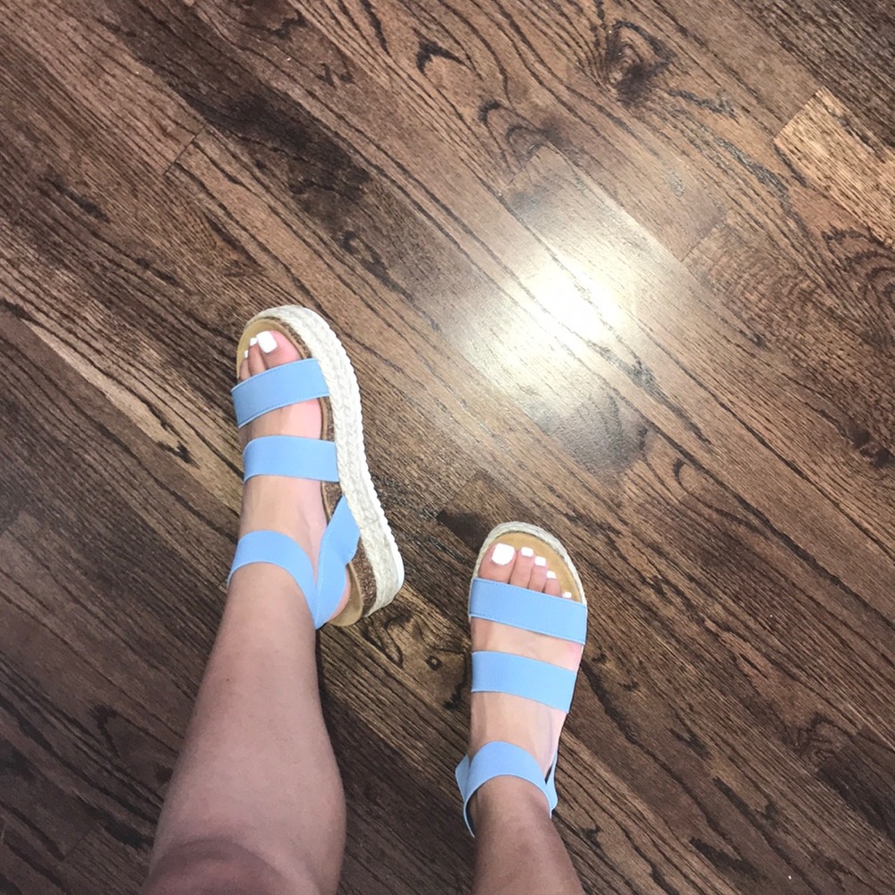 STEVE MADDEN KIMMIE BLACK SANDALS - Picture 6 of 8